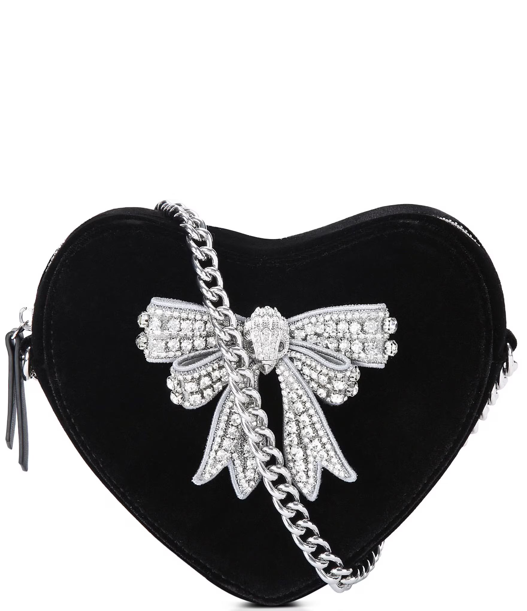Kensington Bow Glitter Heart Crossbody Bag | Dillard's