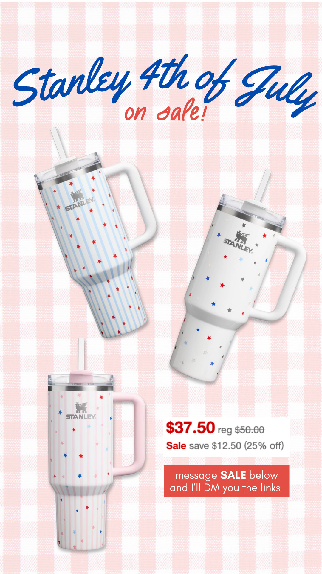 Stanley's 4th of July collection is on sale for under $40!! 

 #LTKmomlife #LTKSeasonal #LTKSaleAlert
