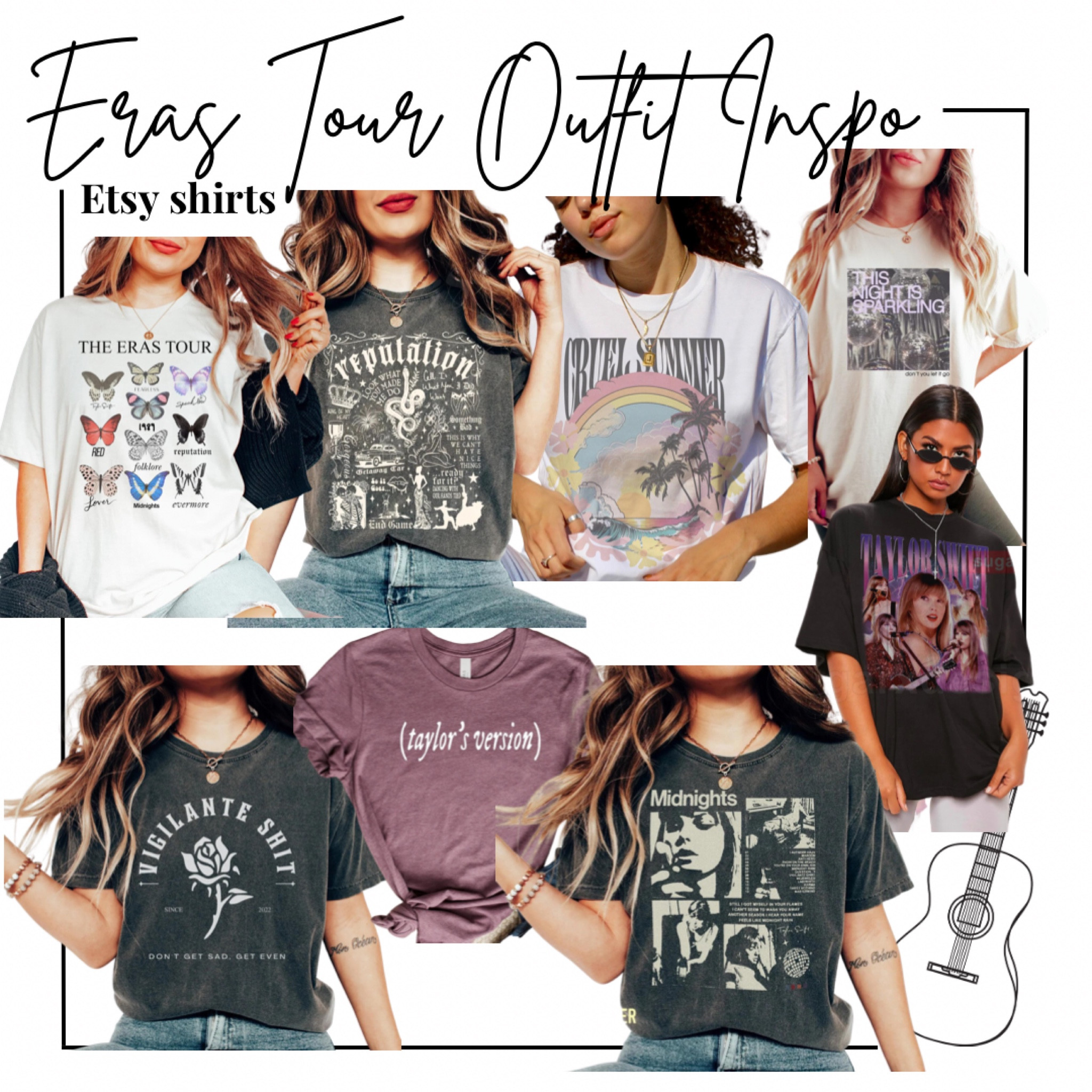 Taylor swift concert - Etsy shirts - eras albums shirt, lavender haze, midnight rain, midnights era, folklore era, mirrorball, lover era, cruel summer, reputation era, 90s vintage tee, Taylor swift eras tour Outfit inspo, concert Outfit, small business finds, casual outfit, affordable outfit, Taylor’s version

#LTKstyletip #LTKunder50 #LTKFind