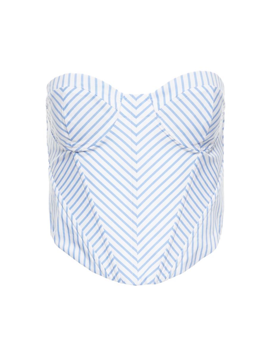 Shop Ser.o.ya Melanie Corset Top | Saks Fifth Avenue | Saks Fifth Avenue