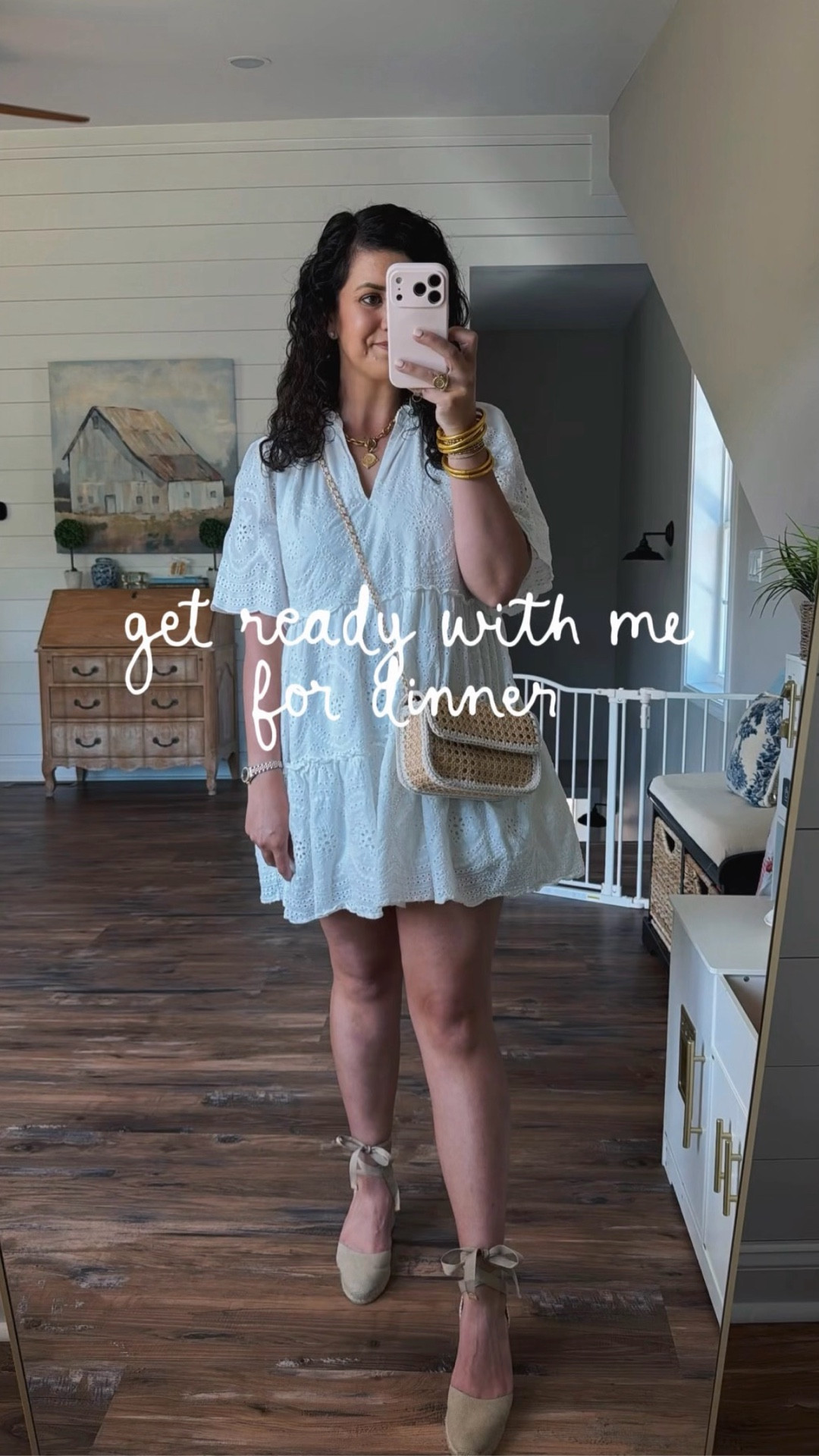 Quick little get ready with me before dinner 🤍

I’ve been testing out some new clean, nontoxic makeup and I’m officially obsessed!!! Everything is EWG verified (strict standards to ensure it’s clean and free of harmful toxins and chemicals) and made with ingredients that actually feel good on my skin… like skincare + makeup in one 🙌🏼

I’m not a heavy makeup girl at all, so this routine is super simple and takes me maybe 3 minutes. Light, natural, glowy… but still buildable if you want a little more coverage✨

A few favorites:
• serum foundation that feels like skincare
• a 2-in-1 foundation + concealer stick (so easy to apply) 
• creamy blush + simple eye look
• the prettiest lip combo I am loving lately 💋

Finished my look off with a few easy jewelry pieces and my favorite wedges 🤍 simple, easy, and feeling put together without overthinking it 👏🏼

I’ll link everything for you if you want to try it 🫶🏼
#makeup #makeupvlog #dayinthelife #ditl #grwm #getreadywithme #makeuproutine #makeupproducts #wellpeople #skincare #skincareroutine #healthyskin #skin #skinroutine #holistic #natural #healthy #wellness #crunchy #crunchymom #mothersday #mothersdaygift #giftforher #gift #giftidea #present #forher #dailyroutine #selfcare #mom #momlife #ootd #outfitoftheday #outfit #ladieswear #ladiesstyle #dress #jewelry #shoes @Well People 

#LTKootd #LTKgrwm #LTKdayinmylife