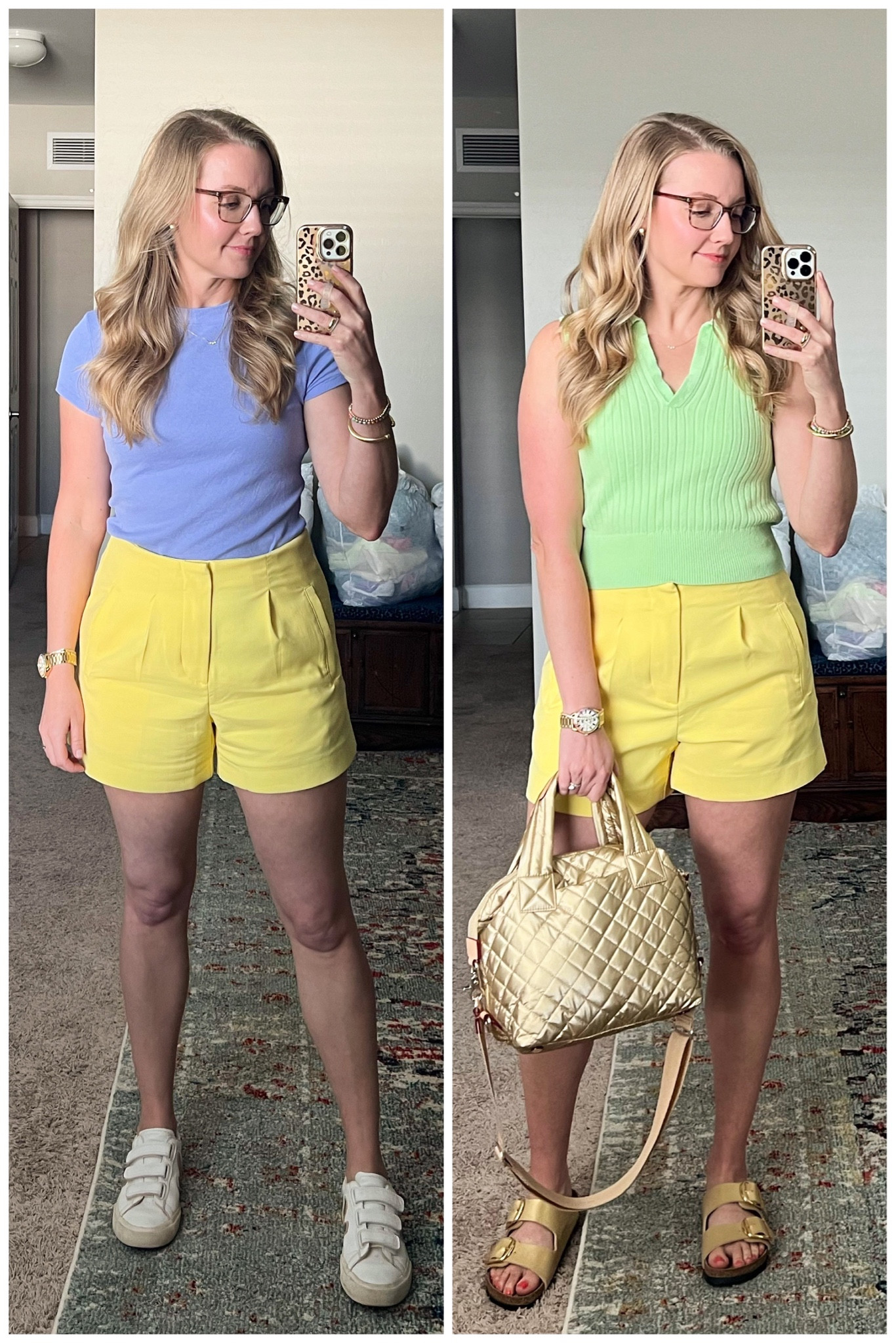I have these shorts in 9 colors, I love them so much! Here is how I wore them this week. I wore the sweater tank during the day but switched to a periwinkle tshirt for the baseball game. 

#createdcolorful #createdcolorfulspring #hocspring #tcispring #pcaspring #lightspring #warmspring #truespring #brightspring #clearspring #paintboxspring #bluespring

#LTKSaleAlert #LTKStyleTip #LTKMidsize