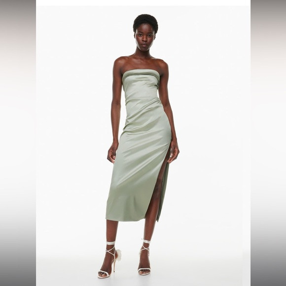 Exclusive satin dress from Aritzia | Poshmark