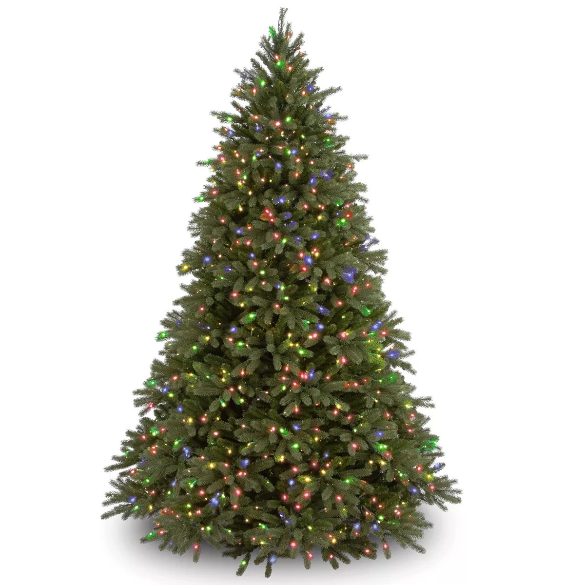 7.5' Prelit Jersey Fraser Fir Artificial Christmas Tree Multicolor Lights - National Tree Company | Target