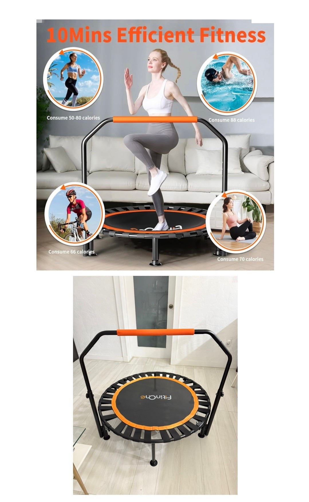 I'm really loving my new trampoline—only 10 minutes in, and I’m already impressed! I watched some beginner YouTube videos, and it was easy. Once I get the hang of it, I plan to make my own video to share the experience. 😉

#LTKFamily #LTKActive