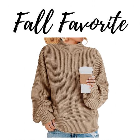 😍 My favorite fall/winter sweater IS BACK! I ordered it in my normal size Medium. If you want it bigger with leggings, size up. 

#LTKstyletip #LTKunder50 #LTKSeasonal