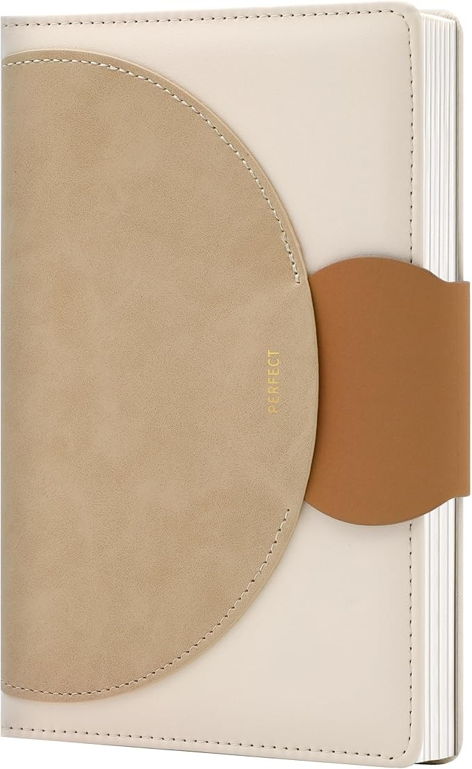 CAGIE Lined Journal for Women, 100GSM Leather Journals for Writing with Buckle Closure,A5 Hardcov... | Amazon (US)