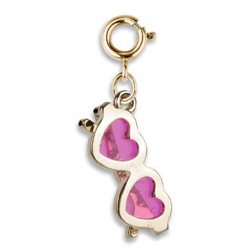 CHARM IT(R) Gold Heart Sunglasses Charm | Persnickety