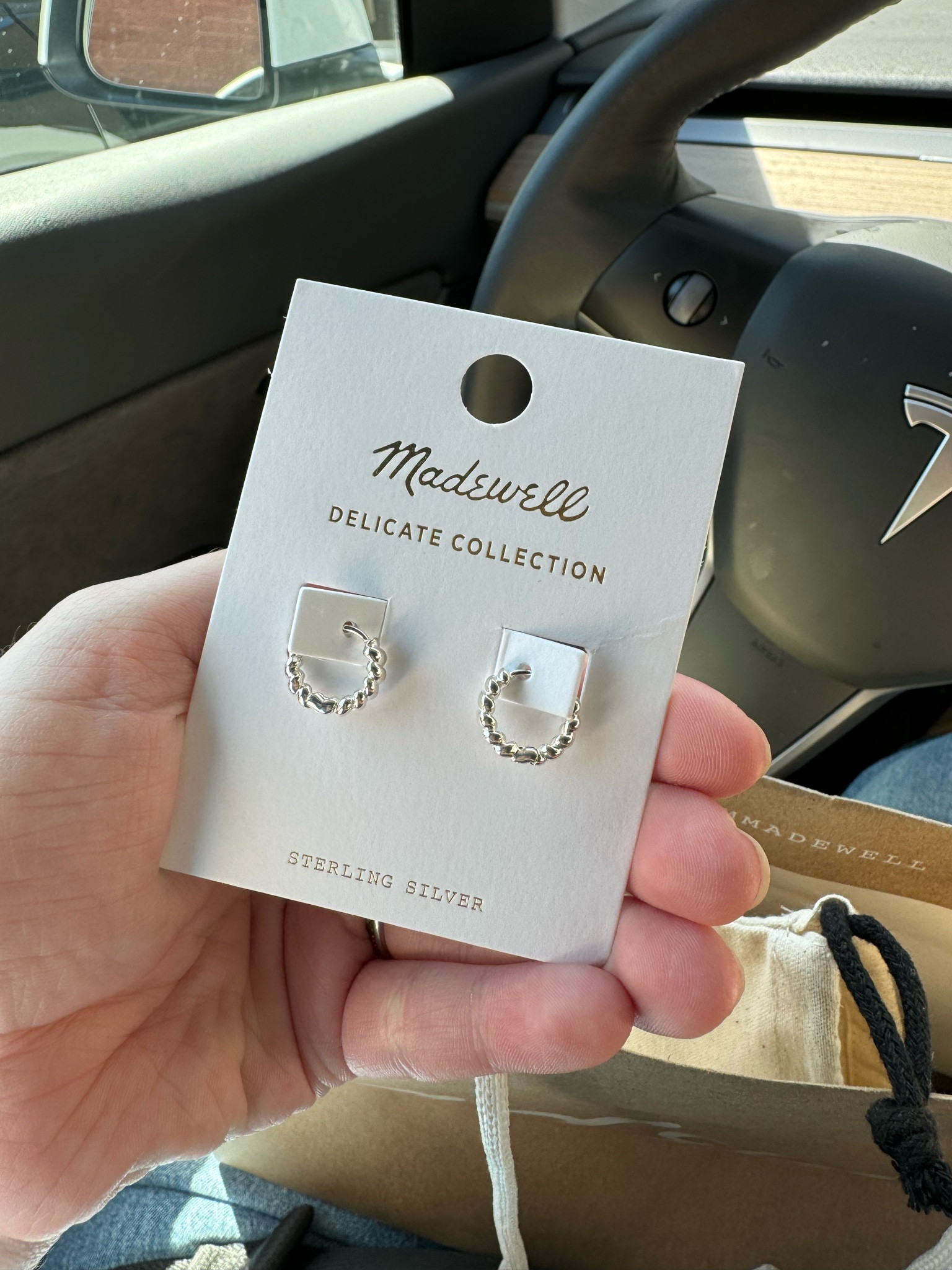 Silver Madewell earrings

#LTKsalealert #LTKxMadewell