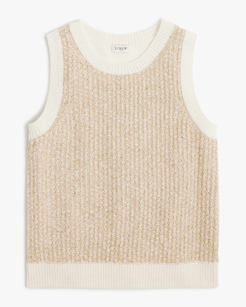 Shimmer sweater-vest | J.Crew Factory