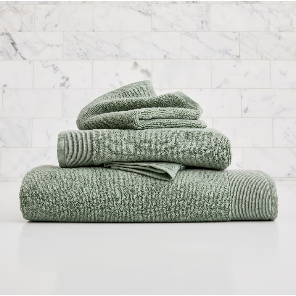 Organic Luxury Fibrosoft&#8482; Bath Towel Sets | West Elm (US)