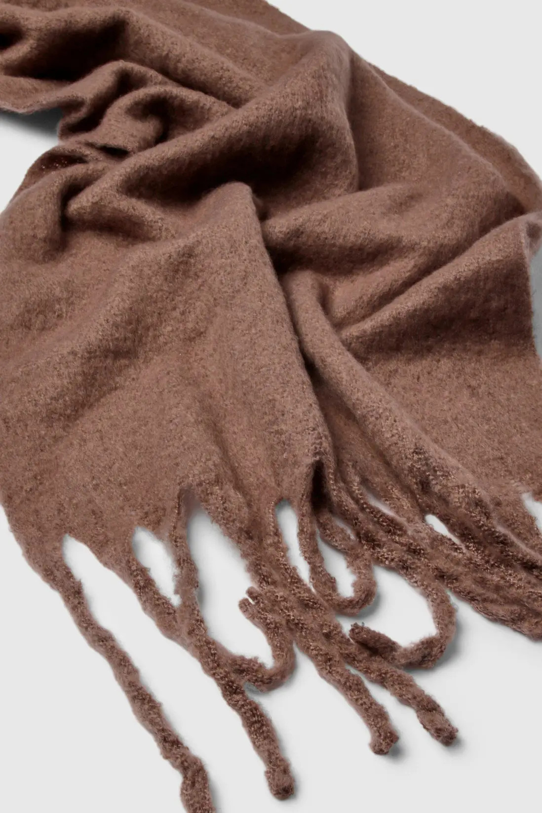 Chunky Oversized Fringe Scarf | boohoo (US & Canada)