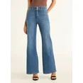Sofia Jeans Women's and Women's Plus Margot Wide Leg High Rise Jeans, Sizes 0-28W - Walmart.com | Walmart (US)