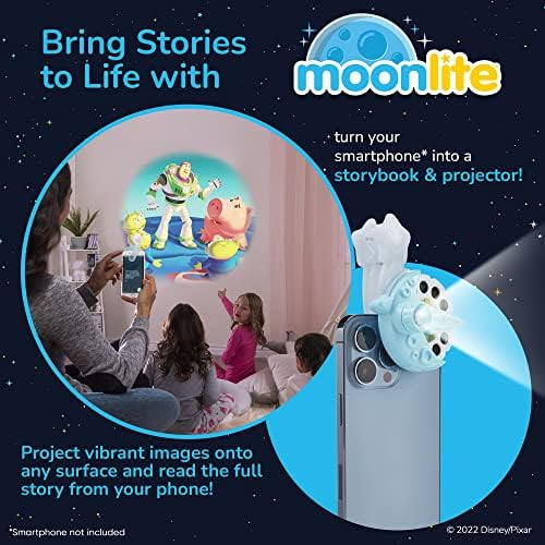 Moonlite Mini Projector with 5 Pixar Stories - New Way to Read Stories Together - 5 Digital Stori... | Amazon (US)