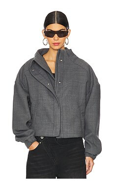 MARRKNULL Double Jacket in Grey from Revolve.com | Revolve Clothing (Global)