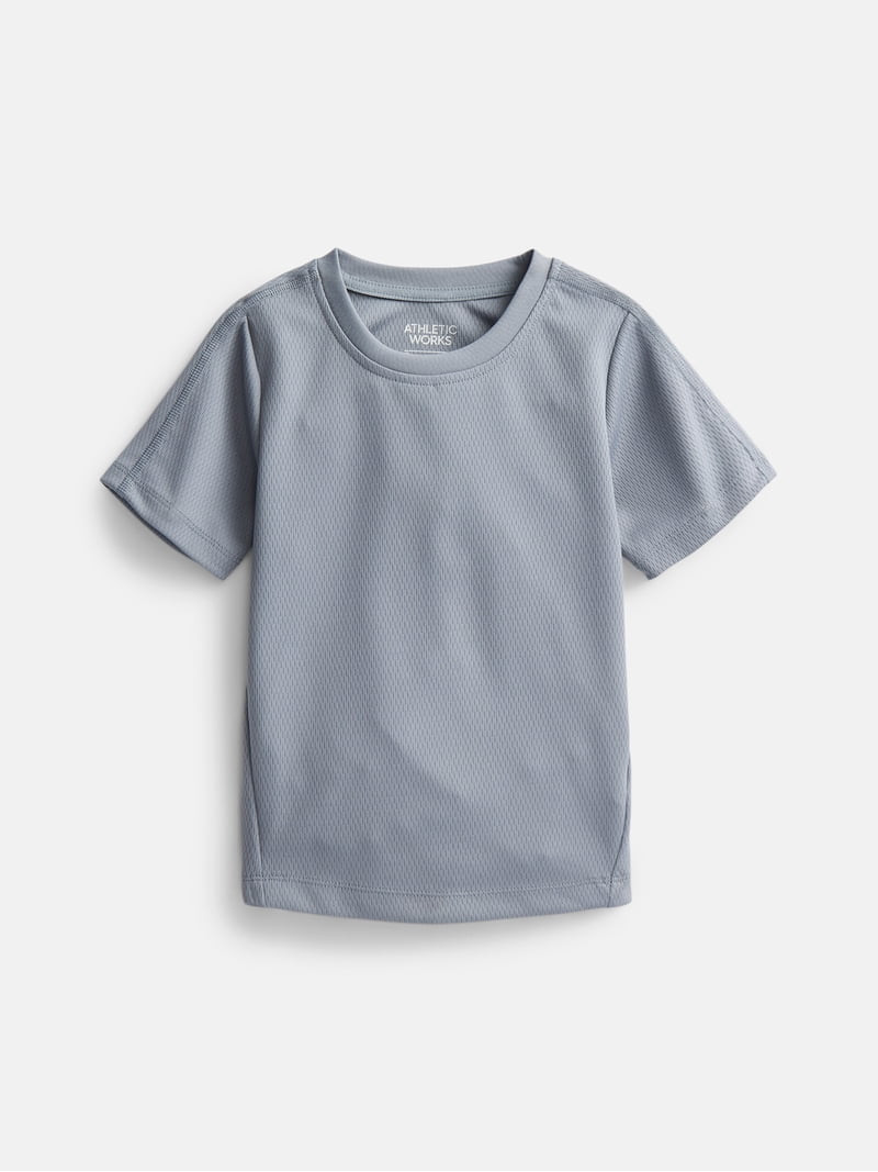 Athletic Works Boys Active Mesh Tee, Sizes 4-18 & Husky | Walmart (US)