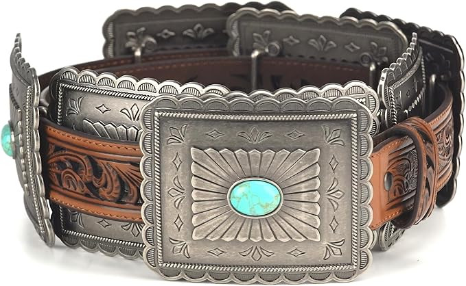 ARIAT Women's Turquoise Concho Western Belt | Amazon (US)