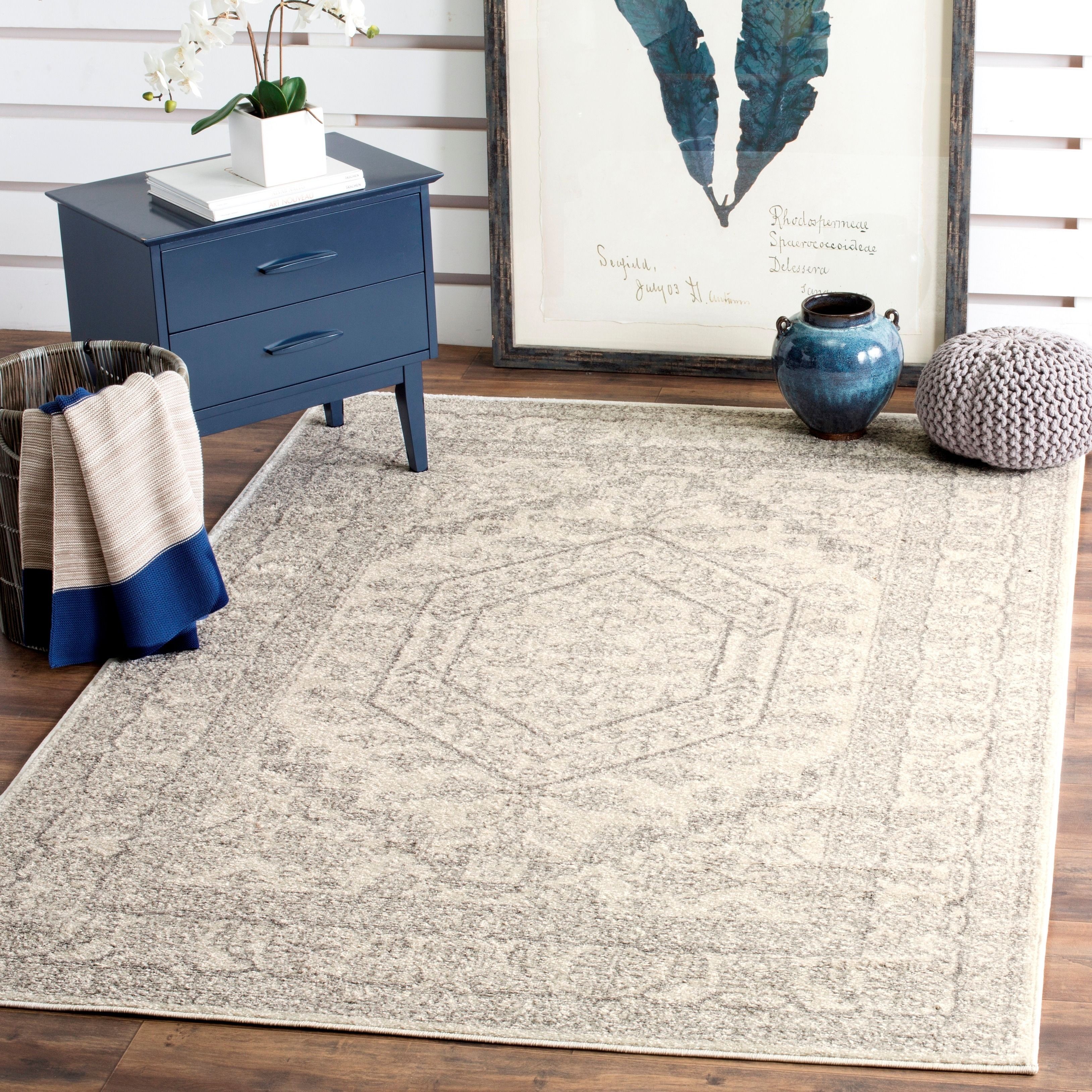 Safavieh Adirondack Vintage Ivory / Silver Rug (8' x 10') - 8' x 10' | Bed Bath & Beyond