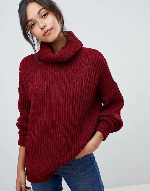 ASOS DESIGN oversized roll neck sweater | ASOS US