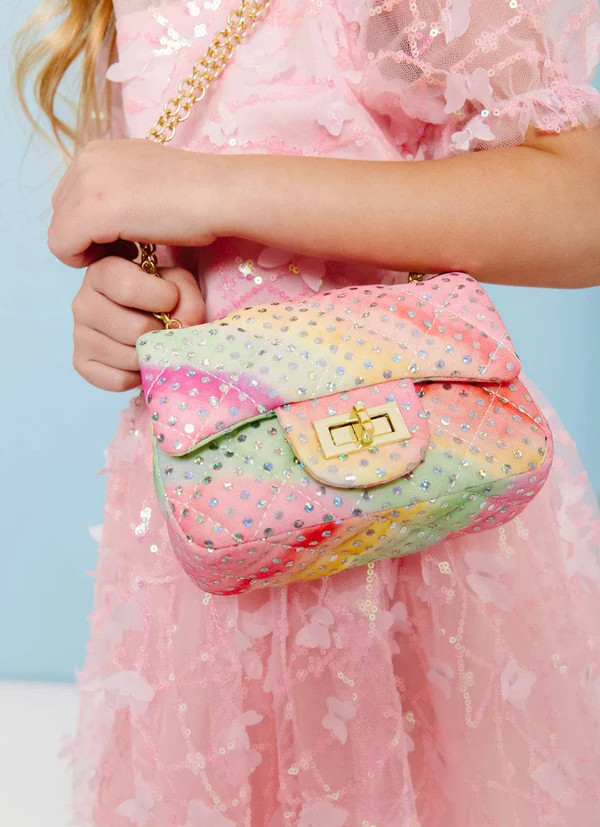 Watercolor Sparkle Coco Purse | Lola + The Boys