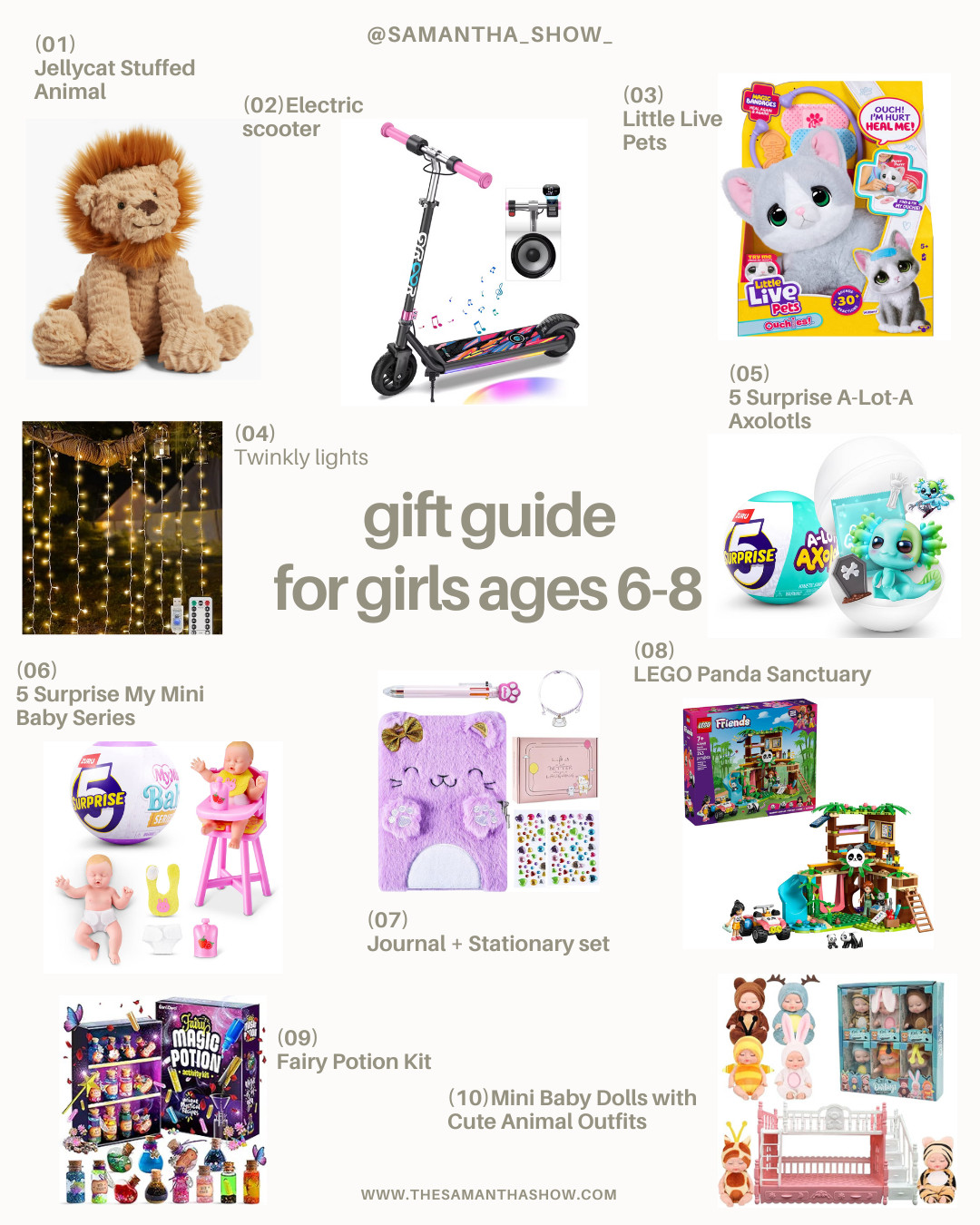 Stuck on gift ideas for 6-8 year old girls?! Chosen, tried, and tested by my own daughter so you know these will be a hit!  

 #LTKGiftGuide #LTKHoliday #LTKKids