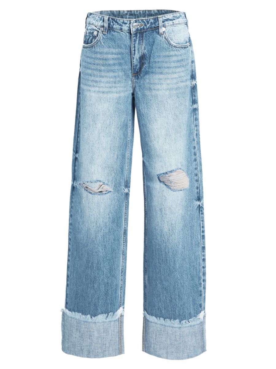 Margot Cuffed Boyfriend Jeans | Saks Fifth Avenue