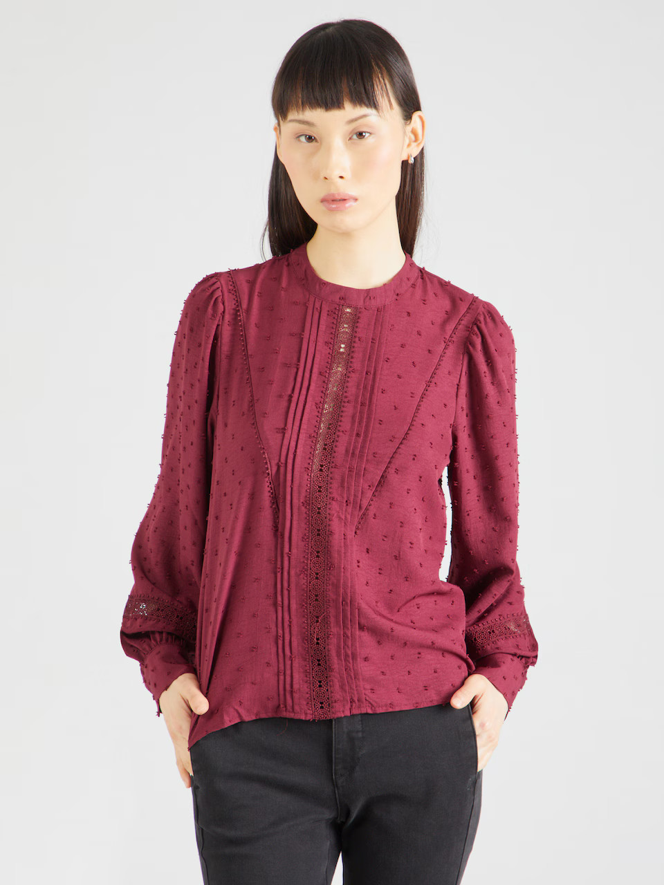 JDY Blouse 'JDYTRAIN' in Wijnrood | ABOUT YOU | ABOUT YOU NL