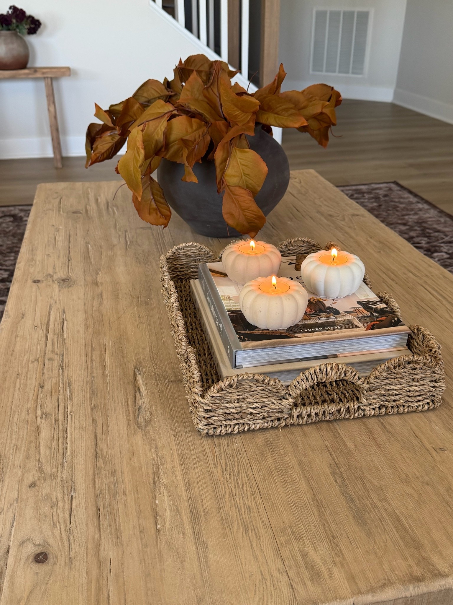 Fall, magnolia, stems, brown floral rug, lolOI rug, cream sofa, CASTLERY sofa, pillow covers, pumpkin, tea, lights, wood, coffee table, rectangular, wood, coffee table, coffee, table, books, coffee, table styling, fall, autumn

#LTKSaleAlert #LTKHome #LTKSeasonal