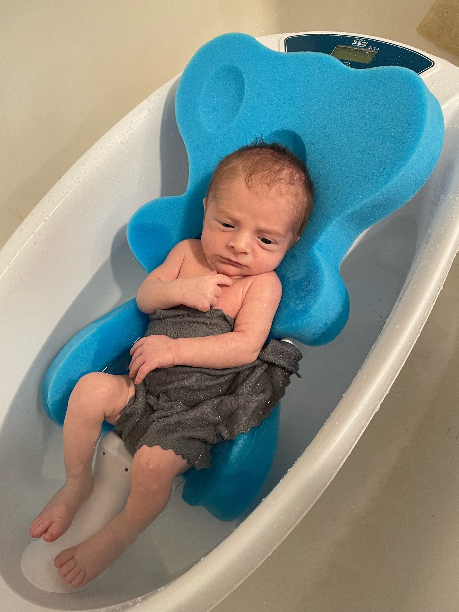 The best bathtub cushion sponge to make bath time more comfy for your little one!! 💙

#LTKhome #LTKbaby #LTKsalealert
