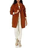 Amazon.com: Daily Ritual Women's Teddy Bear Fleece Oversized-Fit Lapel Jacket, Dusty Rose, Medium... | Amazon (US)