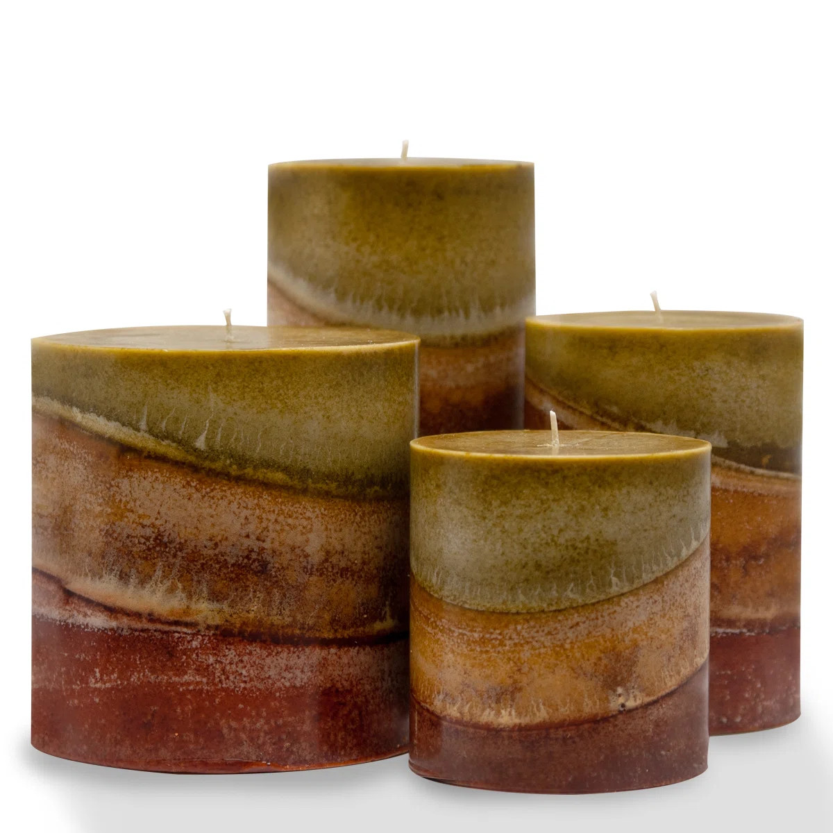 Cinnamon Apple Crisp Scented Pillar Candle | Wayfair North America