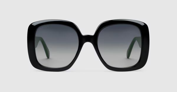 Square sunglasses with Web | Gucci (US)