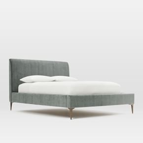 Andes Deco Upholstered Bed | West Elm (US)