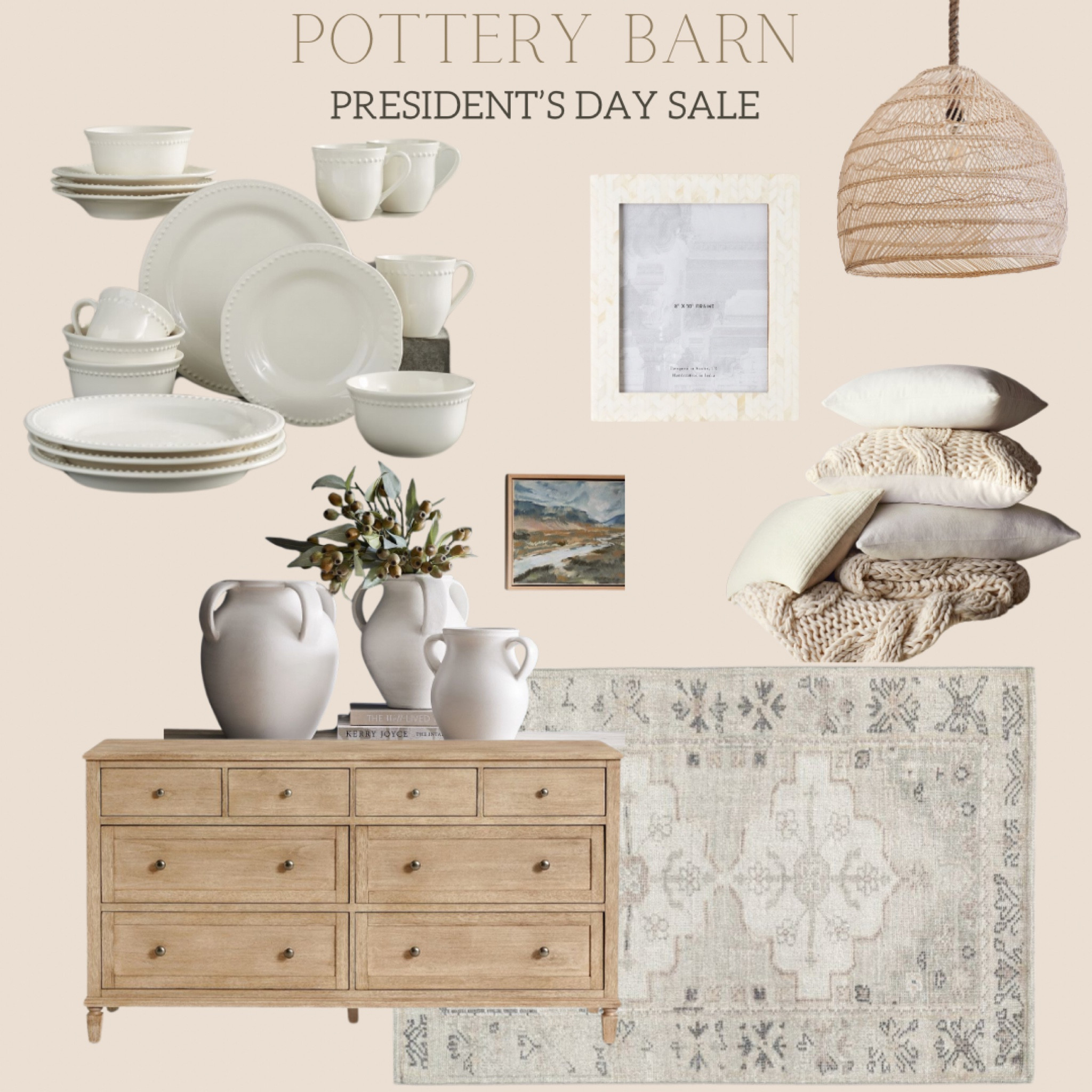 Pottery Barn President’s Day Sale! 

So many of my favorite home items on sale now! We use these dishes every single day.

Use code EXTRA for an extra 20% off clearance items. 

#homedecor #livingroom #rug #dishes #knitthrow #rattan #pottery #pictureframe #presidentsdaysale

#LTKsalealert #LTKfamily
