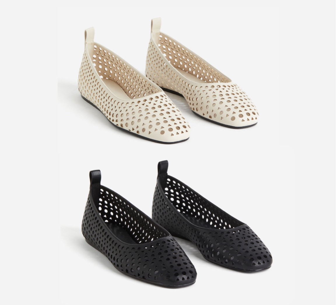 Spring Trends: perforated flats

#LTKSeasonal #LTKstyletip #LTKshoecrush