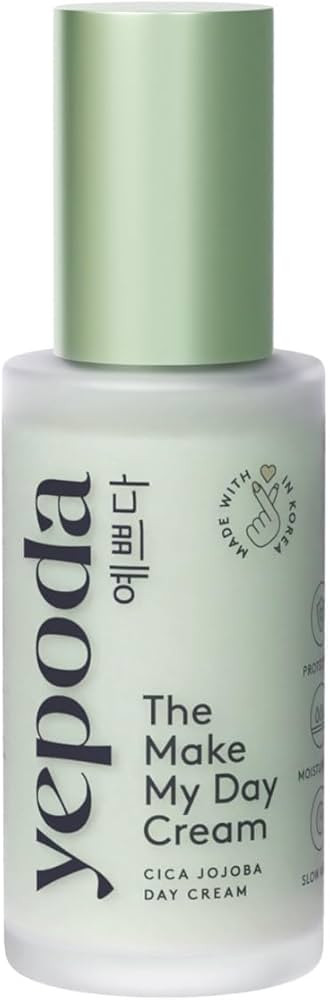 Yepoda Make My Day Cream – Hydrating Daily Moisturizer with Cica, Nourishing Vegan Korean Face ... | Amazon (US)