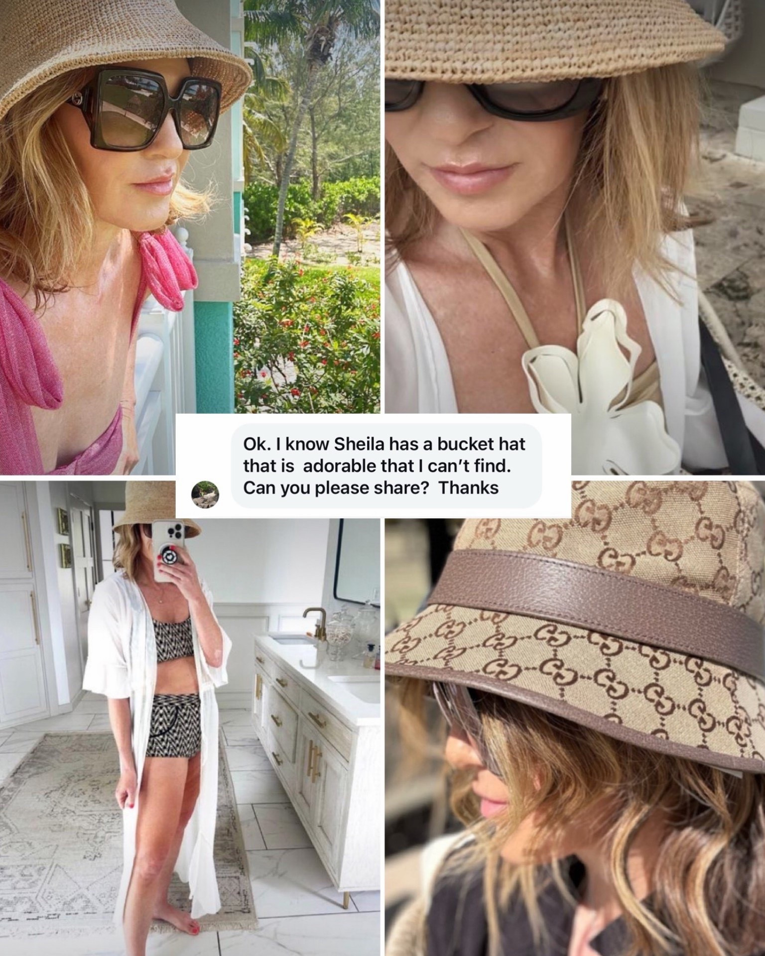 Bucket hats 

#LTKSwim #LTKOver40 #LTKTravel