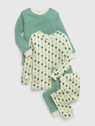 babyGap 100% Organic Cotton Trees and Stripes PJ Set (2-Pack) | Gap (US)