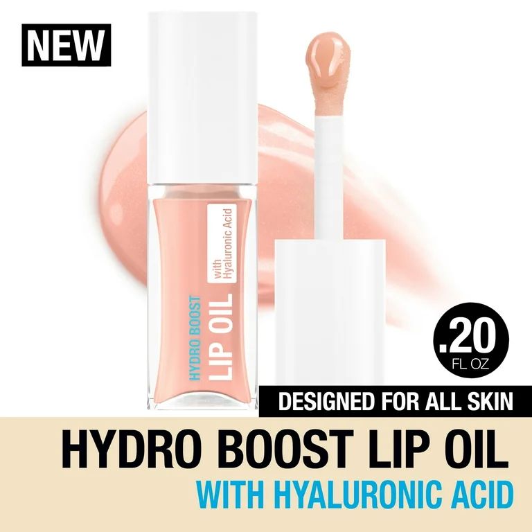 Neutrogena Hydro Boost Lip Oil, Light Pink, .2 oz | Walmart (US)