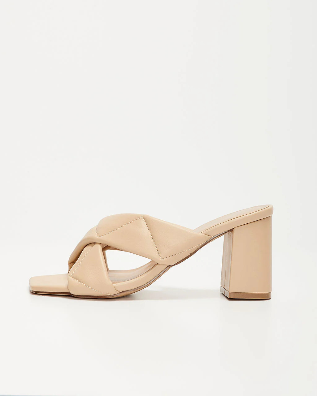 Santana Quilted Faux Leather Heels | VICI