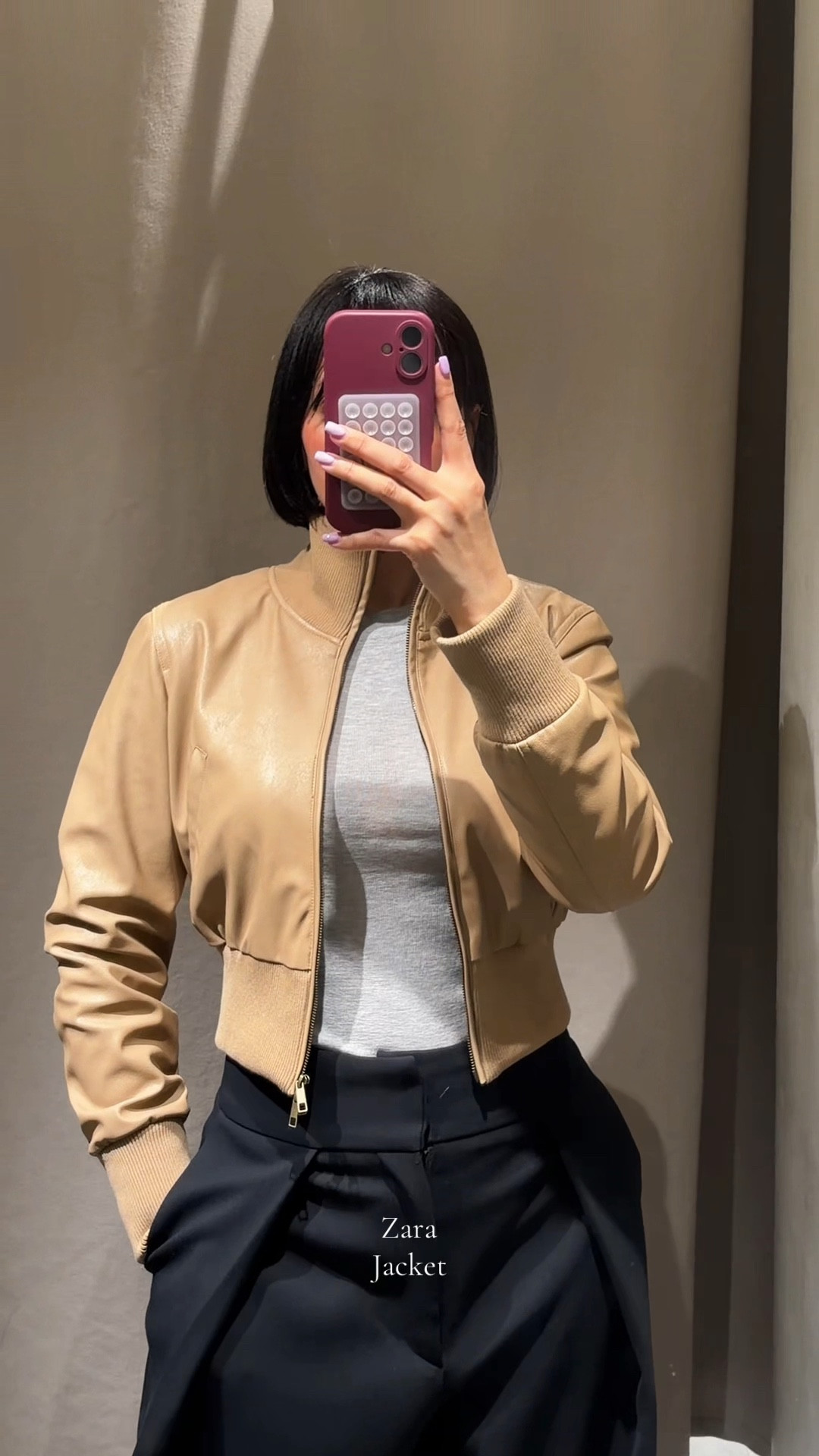 @Zara #zara #leatherjacket #outwear