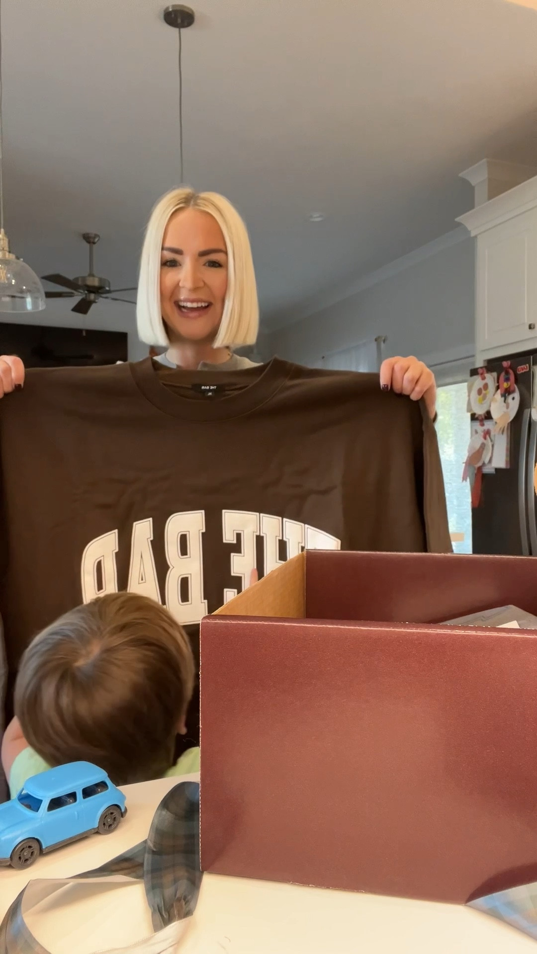 The Bar varsity sweatshirt 
This is size XL but I normally buy L

#LTKGiftGuide #LTKHoliday #LTKFindsUnder100