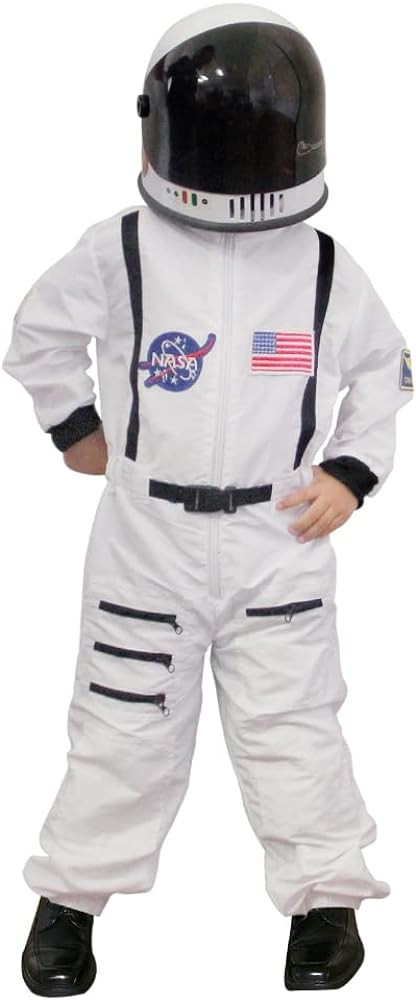 Lulu Home Halloween Kids Astronaut Costume with Space Helmet, X-Small, Small, Medium, Large, X-La... | Amazon (US)