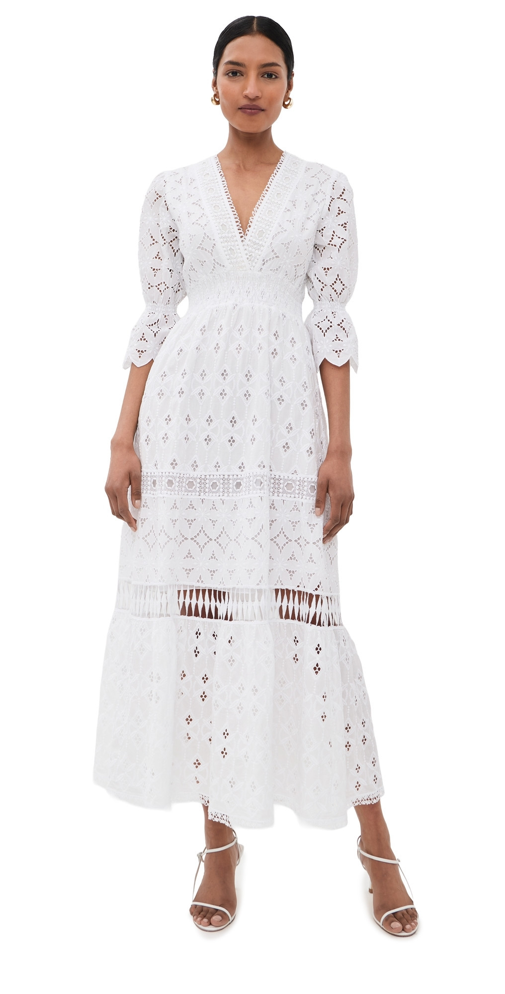 Temptation Positano Curry Dress White L | Shopbop