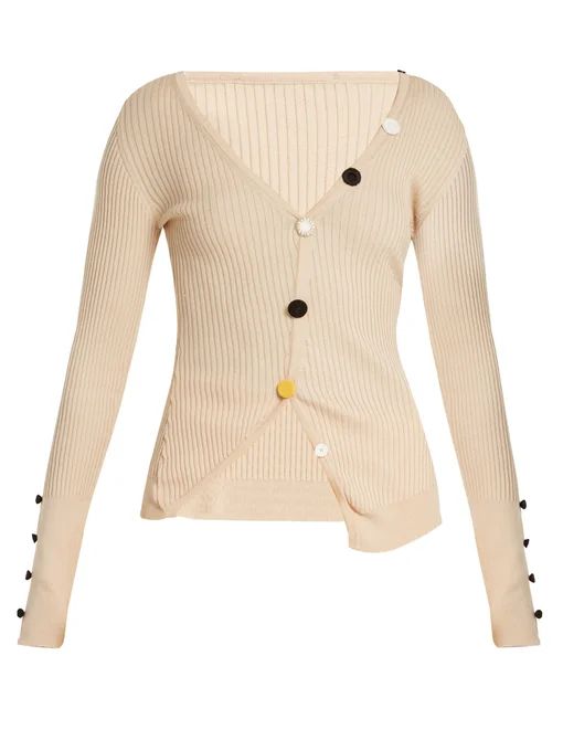 Tordu button-embellished cotton cardigan | Jacquemus | Matches (US)
