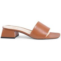 Tan Leather Sandals with 4cm Heel | Debenhams UK