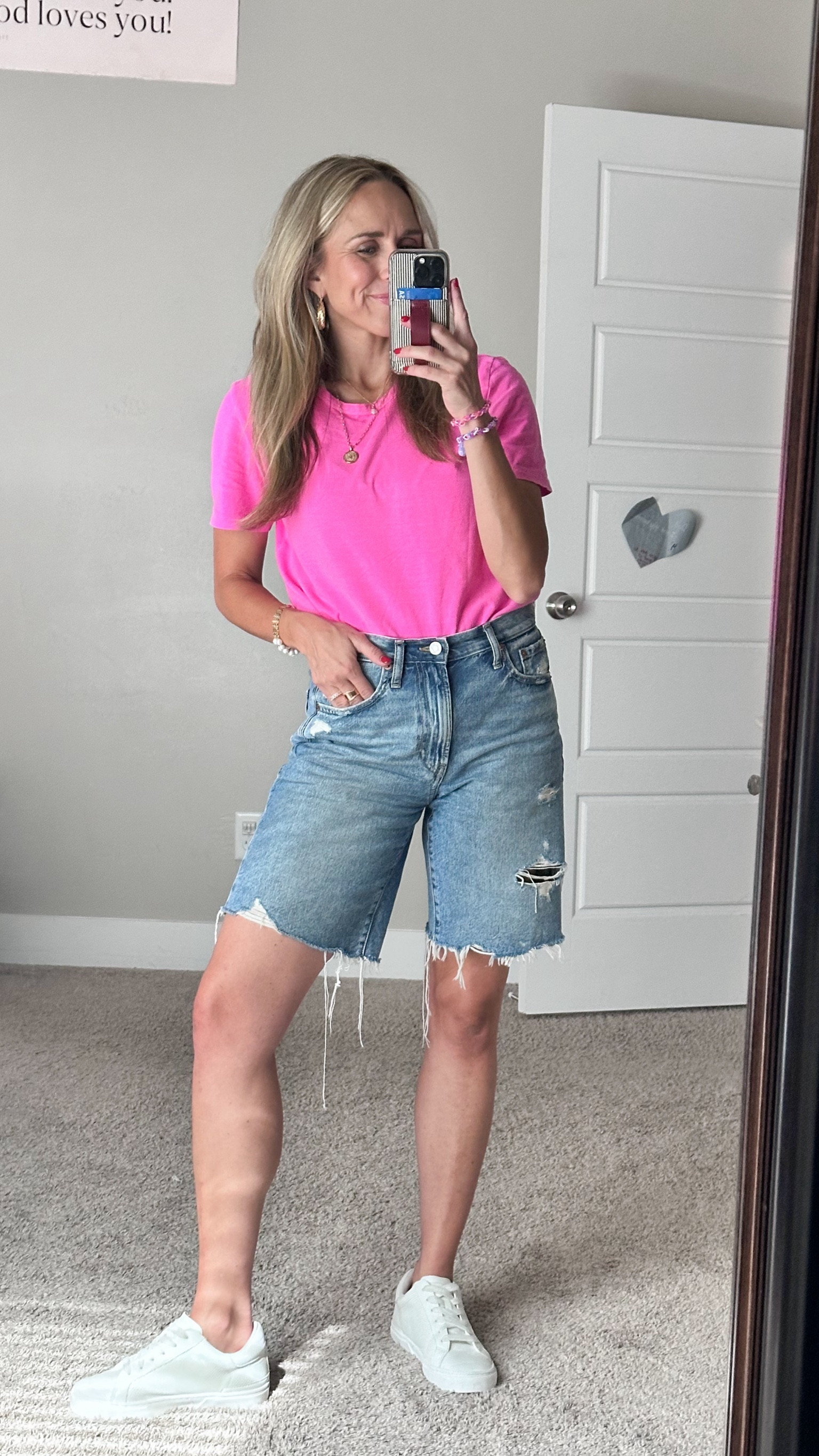 Easy casual outfit idea!

Top: true to size and one of my favorite tees ever!

Shorts are old, but I linked similar ones that are so good and on sale! 

#LTKStyleTip #LTKSeasonal #LTKFindsUnder100