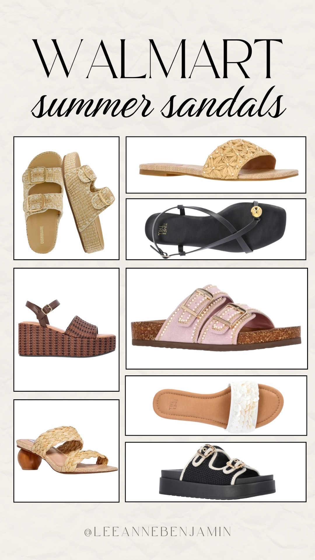 Some of my favorite sandals from Walmart! 

#LTKSpringSale #LTKSeasonal