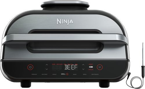 Ninja - Ninja® Foodi™ Smart XL 6-in-1 Indoor Grill with 4-qt Air Fryer, Roast, Bake, Broil, & Dehydr | Best Buy U.S.