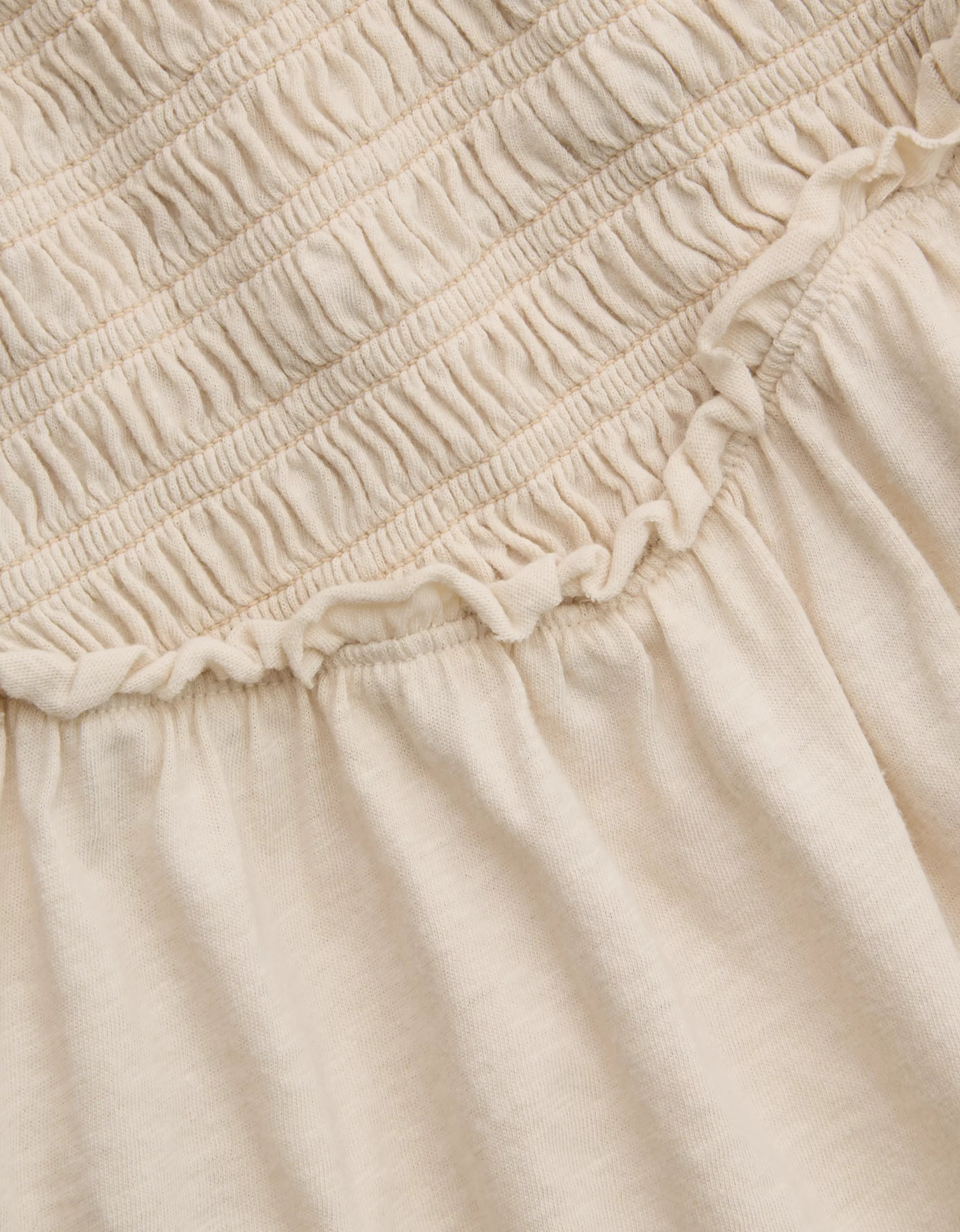 Aerie Happiest Smocked Mini Dress | Aerie